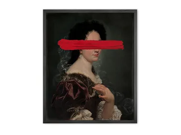 SPATULA RED - Canvas print by Mineheart