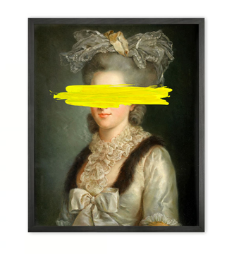 SPATULA YELLOW - Canvas print by Mineheart