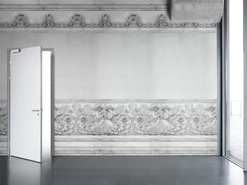STONE ANGELS - Non-woven paper wallpaper by Mineheart