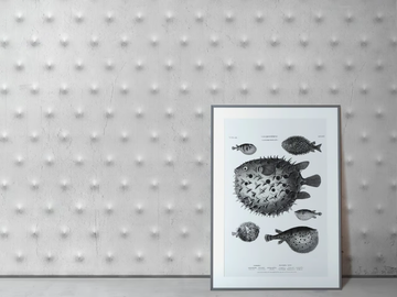 TIPS - Ecological 3D effect non-woven paper wallpaper by Mineheart