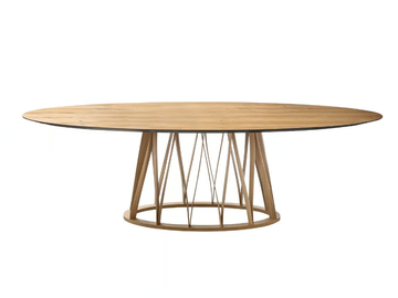 ACCO - Oval wooden table by Miniforms