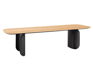 BARRY - Rectangular wooden table by Miniforms
