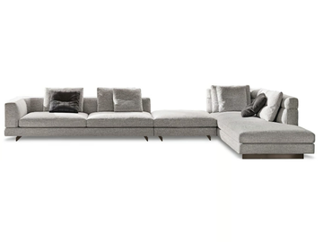 ALEXANDER - Sectional sofa by Minotti