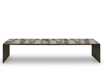 LINHA - Rectangular marble table by Minotti