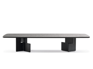 NICO - Rectangular ash table by Minotti