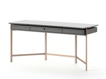 EROS - Wooden and metal writing desk by MisuraEmme