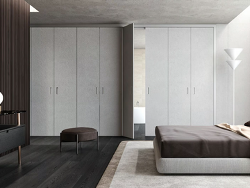 PALO ALTO FREE - Sectional aluminium walk-in wardrobe by MisuraEmme