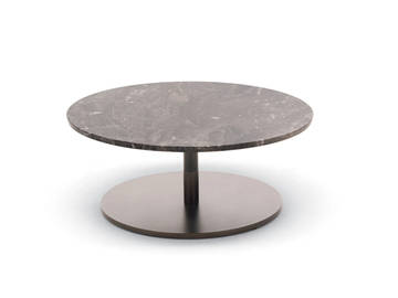 STILETTO - Low round marble coffee table by MisuraEmme