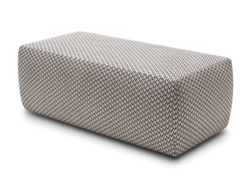 STONE - Rectangular fabric pouf by MisuraEmme