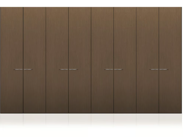 TECNO - Sectional wooden wardrobe by MisuraEmme