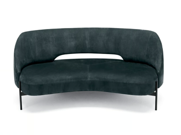 VIRGIN - Curved fabric sofa by MisuraEmme