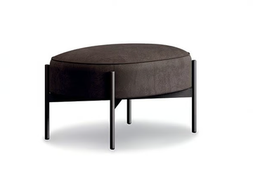 VIRGIN - Leather pouf by MisuraEmme