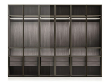 ZEUS - Glass wardrobe by MisuraEmme