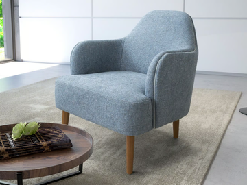 GRETA - Easy chair with armrests by MitoHome