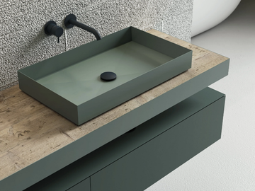 BELT - Wooden washbasin countertop by Moab