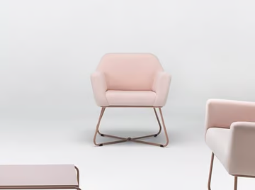 JAPAN 15.001-P - Fabric easy chair with armrests by Mobboli