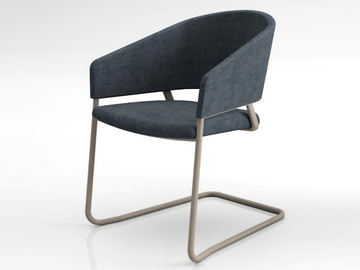 ODEI - Cantilever fabric chair by Mobboli