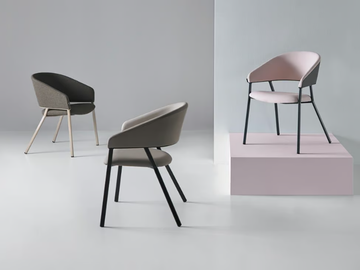 ODEI ODFRL / ODFRS / OD4GT - Upholstered fabric chair with armrests by Mobboli