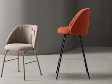 TALAIA - High stool with back by Mobboli