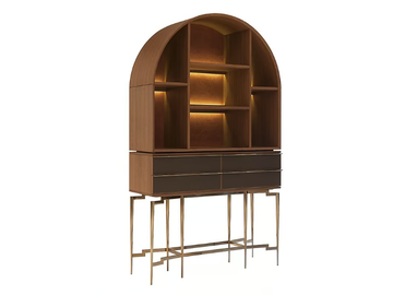 NIKEA - Wooden highboard with integrated lighting by Mobi