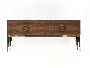 SEVILLA - Wooden sideboard with doors by Mobi