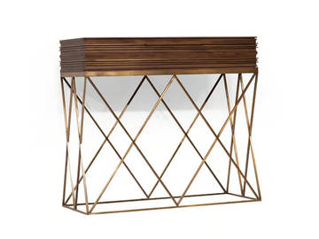 VISUAL - Rectangular console table with drawers by Mobi