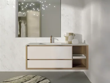 FRAME 3 - Wall-mounted vanity unit with drawers by Mobilcrab