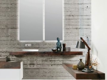 PIANI 7A - HPL washbasin countertop by Mobilcrab