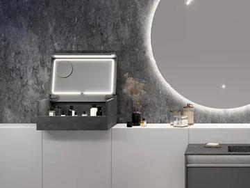 VANITY COMPOSITION 6 - Suspended bathroom cabinet by Mobilcrab