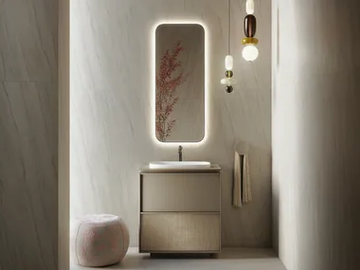 ZEN 5 - HPL vanity unit with drawers by Mobilcrab