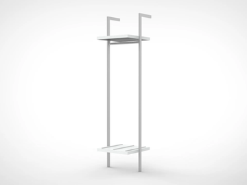 URBAN AM 01 - Clothes rack / Luggage carrier by Mobilspazio