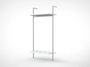 URBAN AM 04 - Clothes rack / Luggage carrier by Mobilspazio