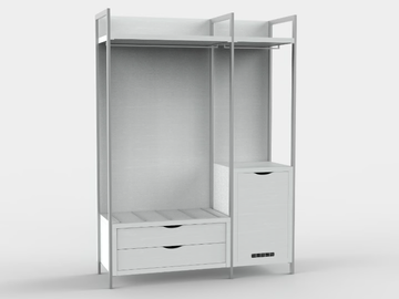URBAN AM 17 - Clothes rack / Luggage carrier by Mobilspazio