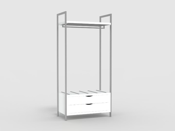 URBAN AM 22 - Clothes rack / Luggage carrier by Mobilspazio