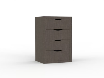 URBAN CS 20 - Bedside table with drawers for hotel rooms by Mobilspazio
