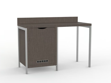 URBAN SM 03 - Rectangular writing desk for hotel rooms by Mobilspazio