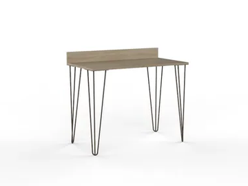 URBAN SM09 - Rectangular melamine-faced chipboard writing desk by Mobilspazio