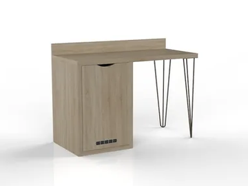 URBAN SM20 - Rectangular melamine-faced chipboard writing desk by Mobilspazio