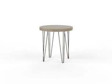URBAN TV40 - Round melamine-faced chipboard coffee table by Mobilspazio
