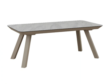 ESLA - Extending rectangular ceramic dining table by Mobliberica