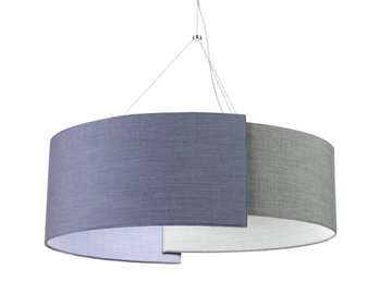 ALCO - Acoustic LED fabric pendant lamp by Modo Luce