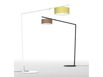 ANGELICA OUTDOOR - Adjustable powder coated aluminium floor lamp by Modo Luce