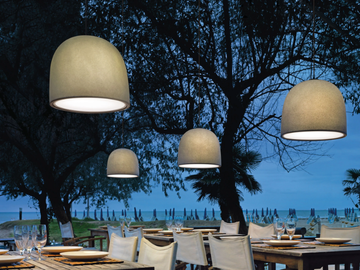 CAMPANONE OUTDOOR - Polyethylene outdoor pendant lamp by Modo Luce