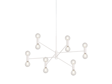CHANDELIER - Painted metal pendant lamp by Modo Luce
