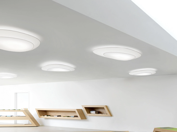 RING - Technical fabric wall lamp / ceiling lamp by Modo Luce