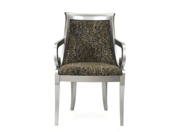P 224 CARIN - Upholstered fabric chair with armrests by Modonutti