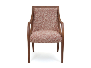 P ELEGANCE - Upholstered fabric chair with armrests by Modonutti