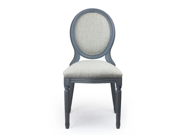 S 777/I - Stackable medallion fabric chair by Modonutti