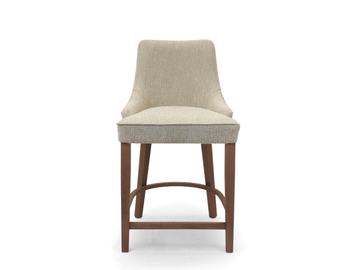 SG VIVIENNE COUNTER - Fabric stool with back by Modonutti