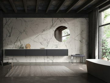 FRAME - Single wall-mounted oak vanity unit with integrated washbasin by MODULNOVA